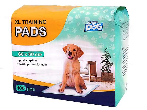 פדים איכותיים 60×60 ס״מ עם 5 שכבות, ספיגה מהירה, מניעת ריחות והחלקה – הפתרון המושלם לאילוף וניקיון הבית.