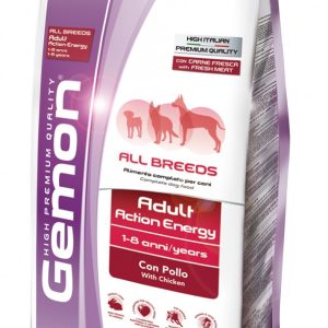 שק מזון יבש לכלבים בוגרים אנרגטיים, טעם עוף