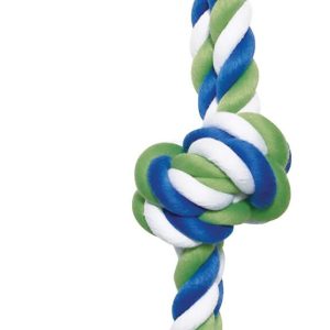 דוג איט חבל צבעוני ענק עם קשרים Dog it