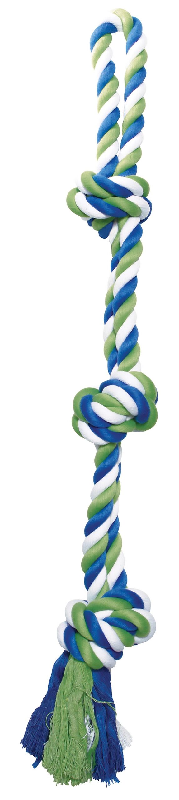 דוג איט חבל צבעוני ענק עם קשרים Dog it