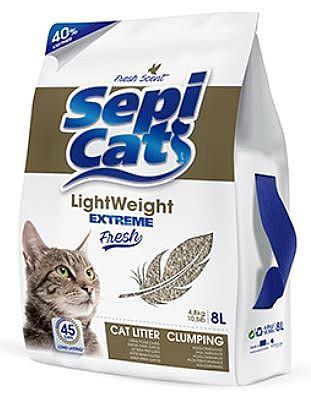 ספיקט חול מתגבש לייט וייט אקסטרים 8 ל'- Sepicat