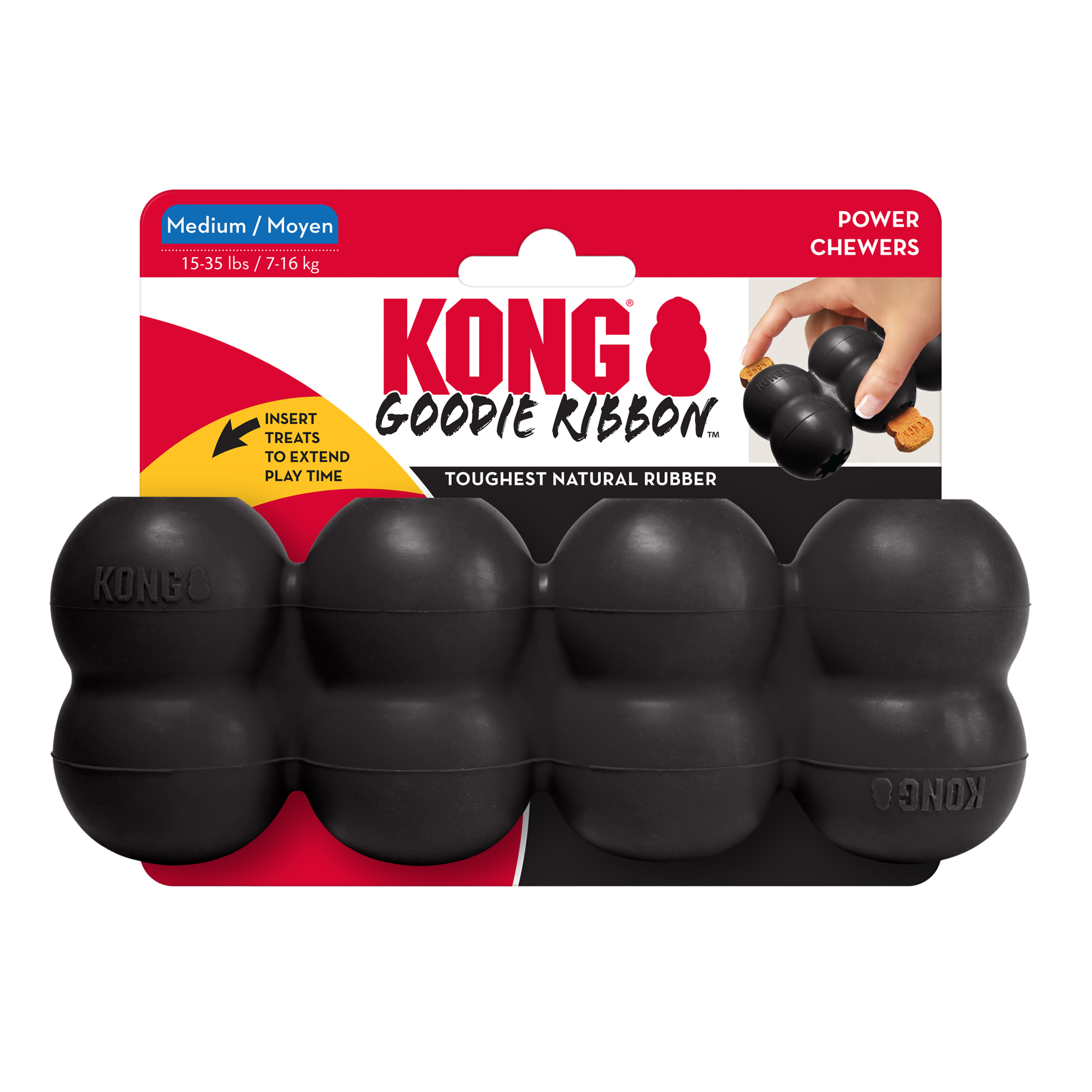 צעצוע לעיסה עמיד במיוחד, המיועד במיוחד לכלבים בעלי כוח נשיכה גבוה במיוחד, גזעים חזקים או כלבים אנרגטיים הזקוקים לאתגר אמיתי.