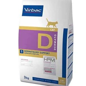 מזון יבש רפואי לחתולים, לתמיכה בבריאות העור והפרווה, עם חלבון איכותי וחומצות שומן חיוניות.