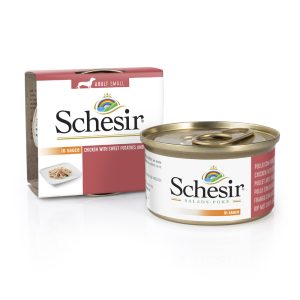 שזיר פאוץ עוף בטטה וגזר לכלב 85 ג Schesir