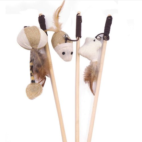 צ'יקו חכה עם יוטה ונוצה לחתול Chico