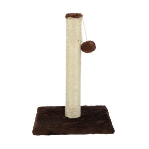 מגרדת עמוד בינוני I cat – גליל סיסל טבעי עם בסיס יציב וכיסוי בד רך, מתאימה לחתולים בגודל בינוני.