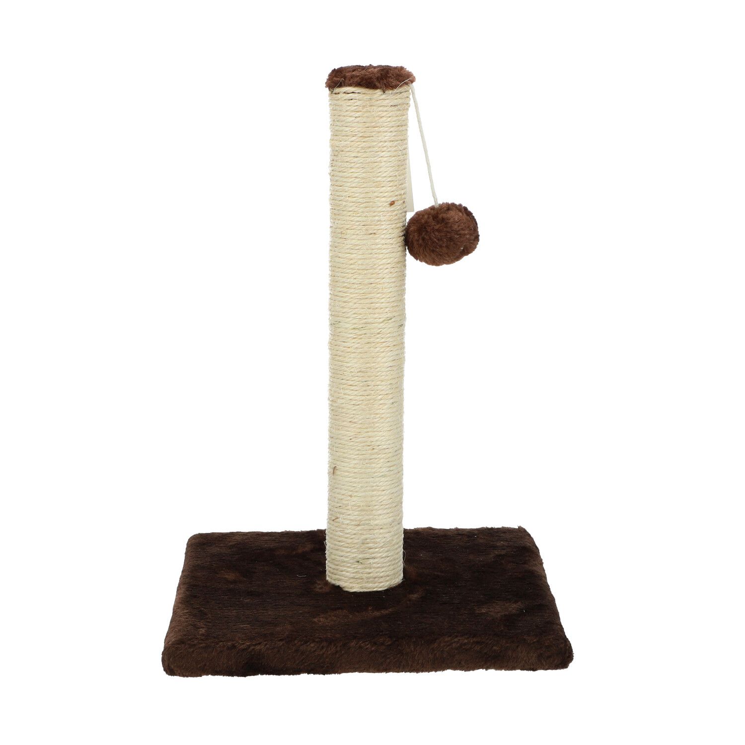 מגרדת עמוד בינוני I cat – גליל סיסל טבעי עם בסיס יציב וכיסוי בד רך, מתאימה לחתולים בגודל בינוני.