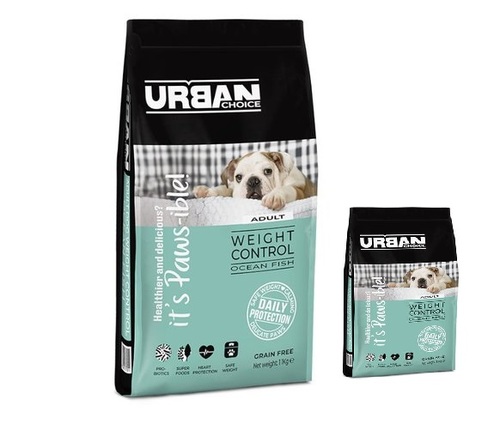 אורבן צ'ויס מזון דיאטטי לכלבים בוגרים מבוסס על דגי אוקינוס