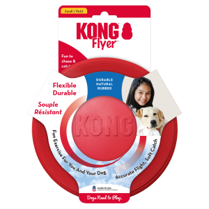 צלחת מעופפת מגומי של חברת קונג