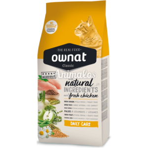 מזון טבעי וטרי לחתול בוגר, עם 36% בשר טרי, דגנים מלאים, שמן סלמון וזרעי פשתן – עיכול קל, פרווה מבריקה ובריאות יום-יומית.