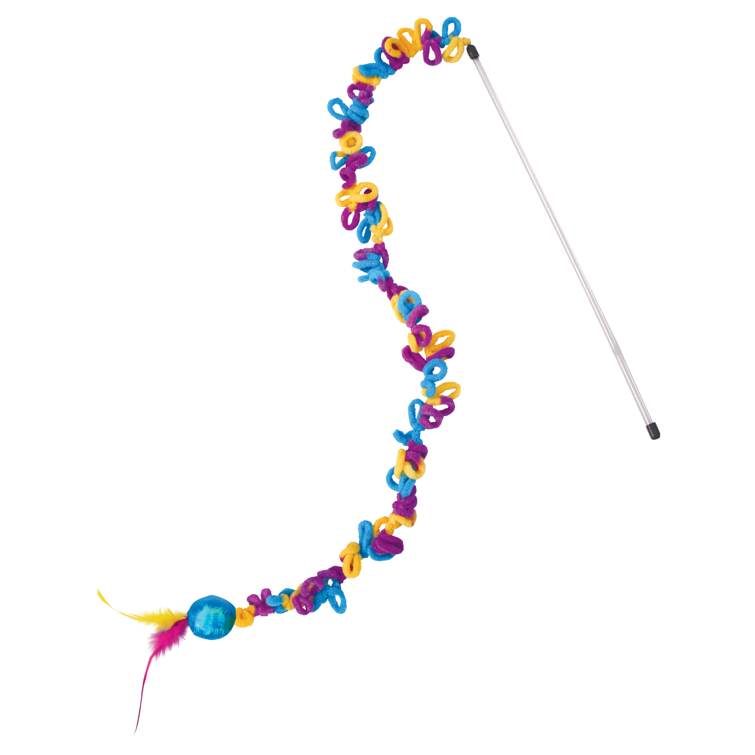 חכה אינטראקטיבית לחתולים עם לולאות צבעוניות מבית KONG