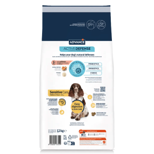 ADULT SENSITIVE CARE MEDIUM MAXI סלמון 12 קג גב