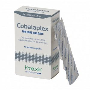 קופסת Cobalaplex – 60 קפסולות ויטמין B12/B9 לטיפול מבוקר באנרגיה ועיכול אצל כלבים וחתולים.