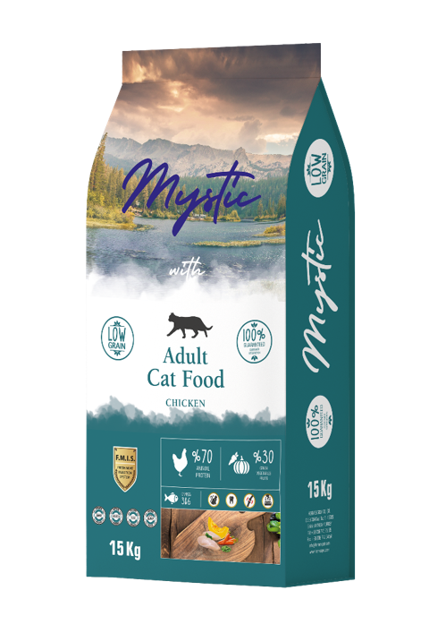 מיסטיק חתול בוגר עוף Mystic