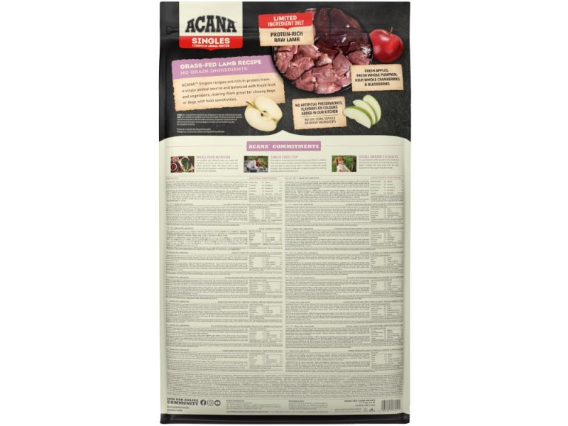 אקאנה סינגלס כבש 11.4 קג גב אריזה