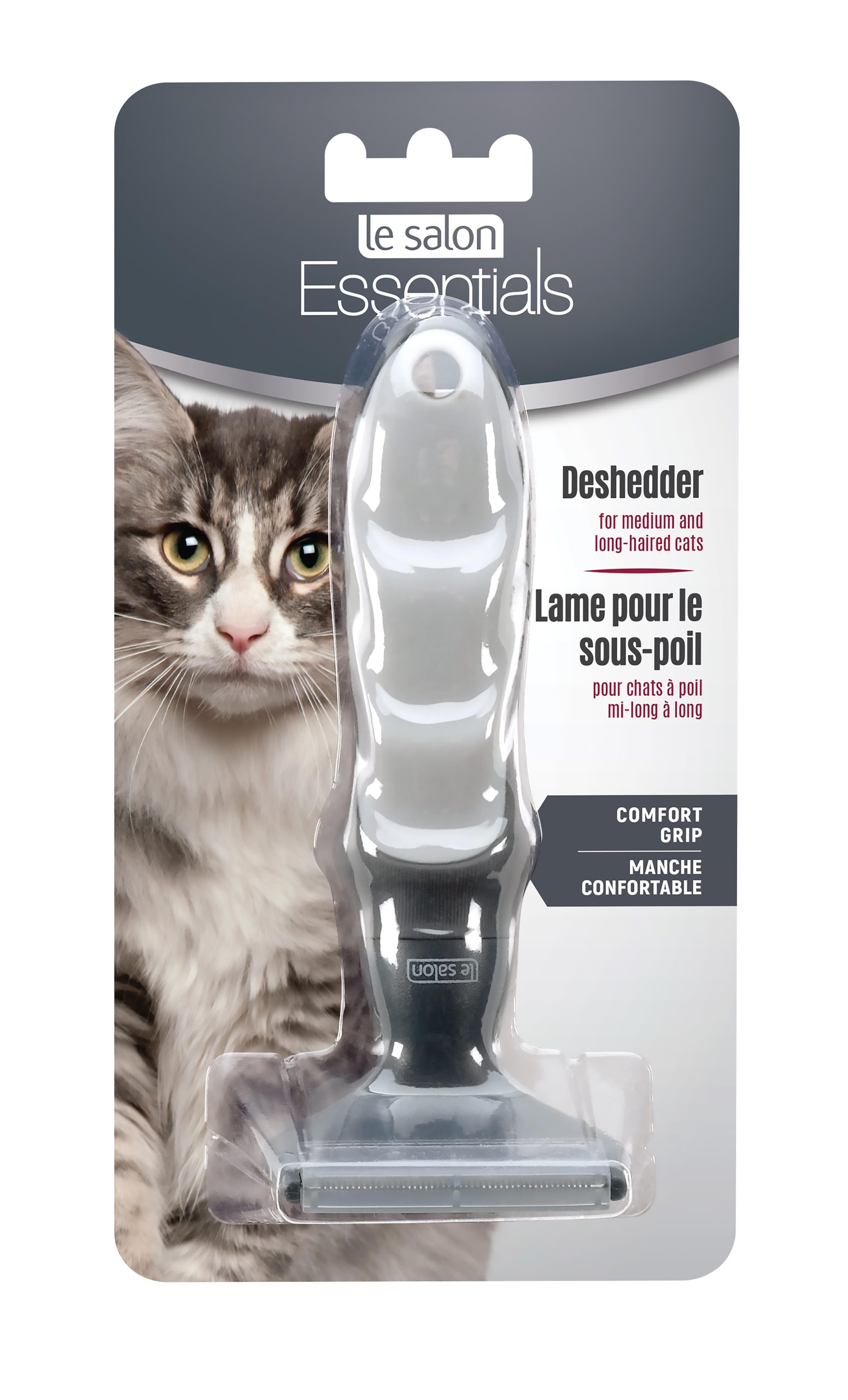 לה סלון פרמינטור מברשת לחתול - La salon furminator cat brush