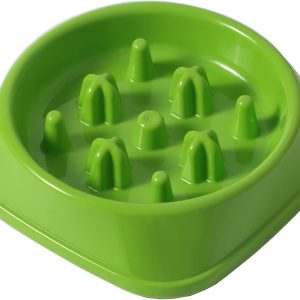 ציקו צלחת האכלה 1 צלחת האכלה איטית מרובעת של Chicopet בגודל 22.2×22.2×5 ס"מ – מתאימה לכלבים קטנים–בינוניים.