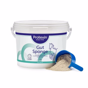 שקית Gut Sponge במשקל 1.5 ק"ג – תוסף תזונה לסוסים לשמירה על בריאות מערכת העיכול ואיזון פעילות המעיים.