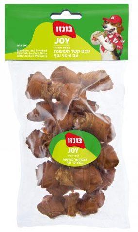בונזו Joy עצם קשר מעושנת עם ציפוי עוף 200 ג' Bonzo