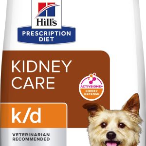 k:d שק מזון רפואי יבש לכלבים לתמיכה בתפקוד כליות, מבית הילס.