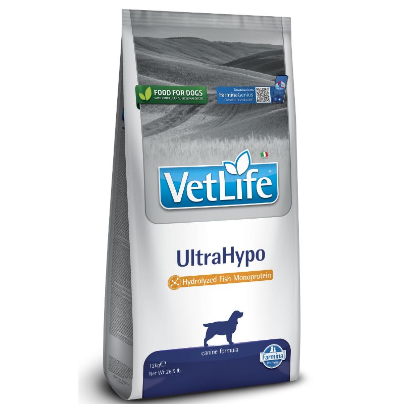 שק מזון יבש רפואי לכלבים עם אלרגיות חמורות ורמות רגישות גבוהות