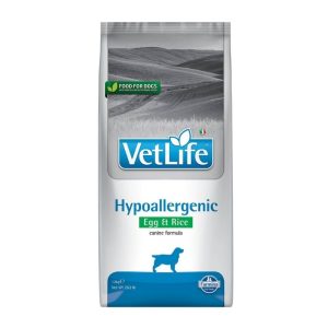 ביצה ואורז 1 שק מזון יבש רפואי לכלבים להפחתת אלרגיות עם ביצה ואורז