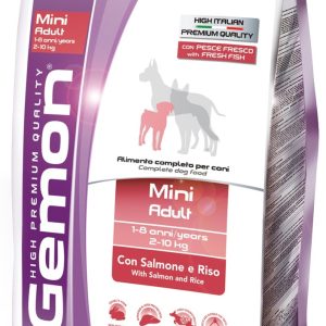 שק מזון יבש לכלבים קטנים בטעם סלמון ואורז