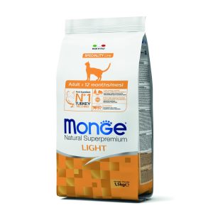 מונג חתול לייט הודו שק מזון יבש מופחת קלוריות לחתולים בוגרים