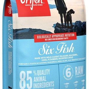 אוריגן סיקס פיש לכלב 6 קג אריזה חדשה אוריגן סיקס פיש לכלב 6 קג אריזה חדשה