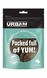 אורבן צויס חטיף עוף-עם-תרד-וקייל 90 גרם