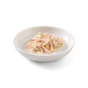 שזיר 75 גרם נתחוני עוף עם אננס קערה