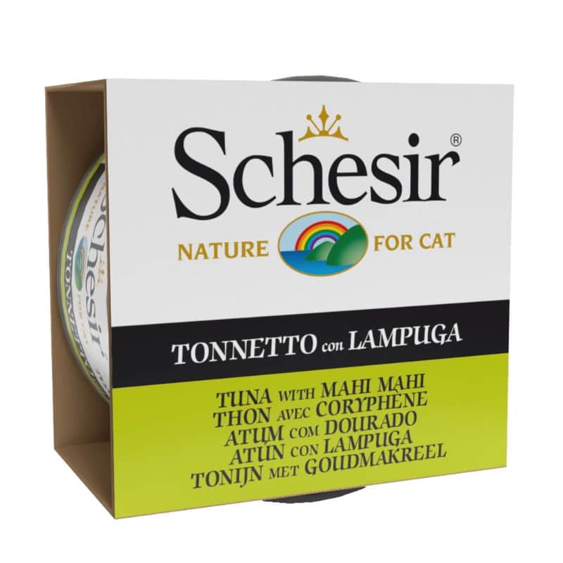 שזיר מעדן טונה עם רעמתן 85 ג Schesir שזיר מעדן טונה עם רעמתן 85 ג Schesir