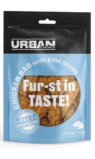 אורבן צויס חטיף עוף-עם-זרעי-ציה 90 גרם