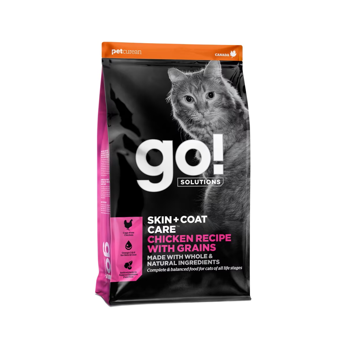 גו! חתול סקין אנד קואט עוף 7.3 קג !Go גו! חתול סקין אנד קואט עוף 7.3 קג !Go