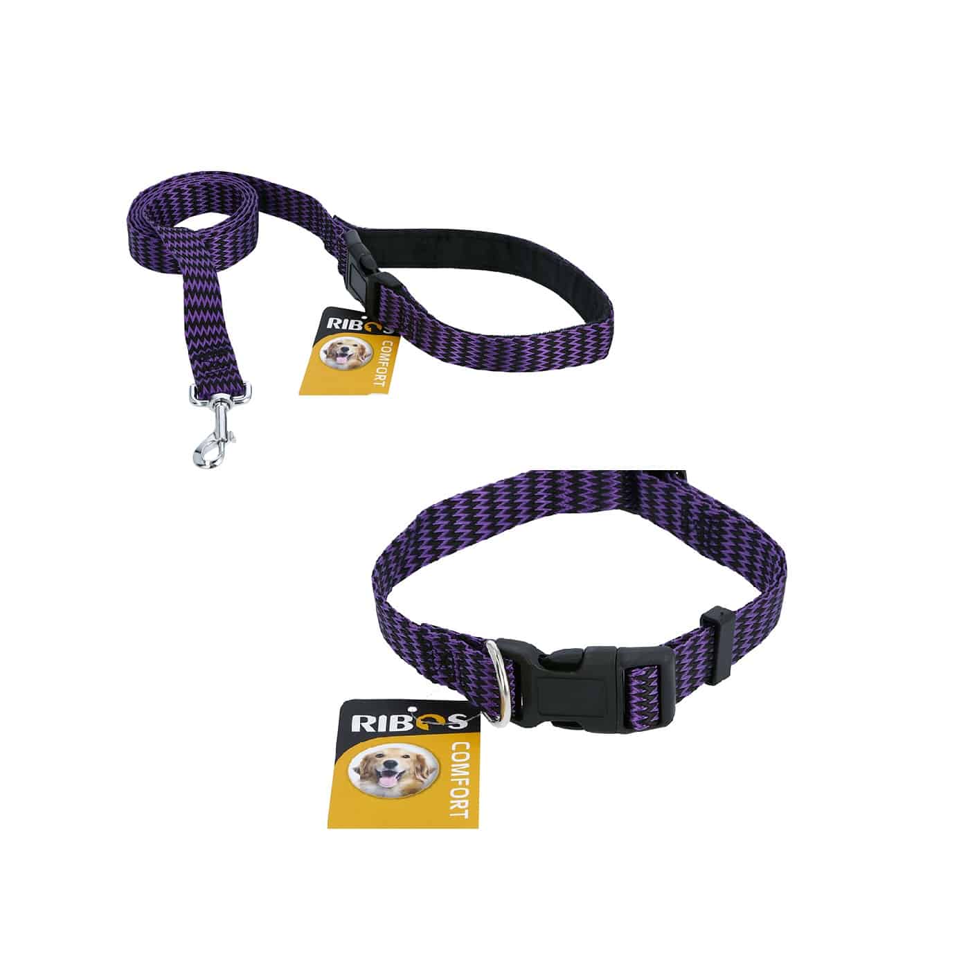 ריבוס קולר ורצועה סגול ריבוס קולר ורצועה סגול