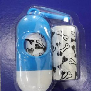 נרתיק ביצה iDog לנשיאת שקיות קקי עם גליל (150 שקיות) – קומפקטי, חמוד, קל לשימוש, להתקנה על רצועה.