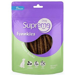 ביופט חטיף סופרים SUPREME מקלות סלמון Biopet שופיפט