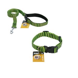 ריבוס קולר ורצועה ירוק ריבוס קולר ורצועה ירוק