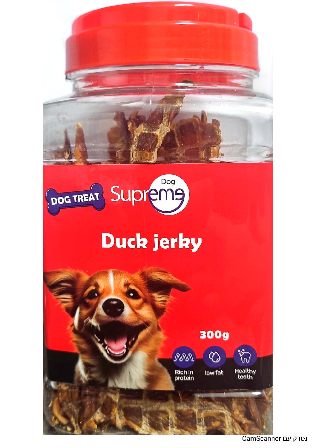 ביופט חטיף סופרים SUPRIME גרקי ברווז 300 ג Biopet