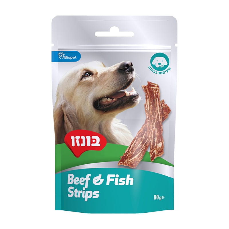 חטיף-סטריפים-בשר-ודג-בונזו-לכלב