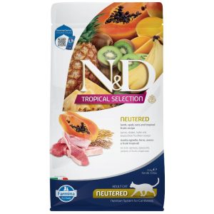 N&D חתול בוגר (טרופיקל) כבש 1.5 קג Natural&Delicious