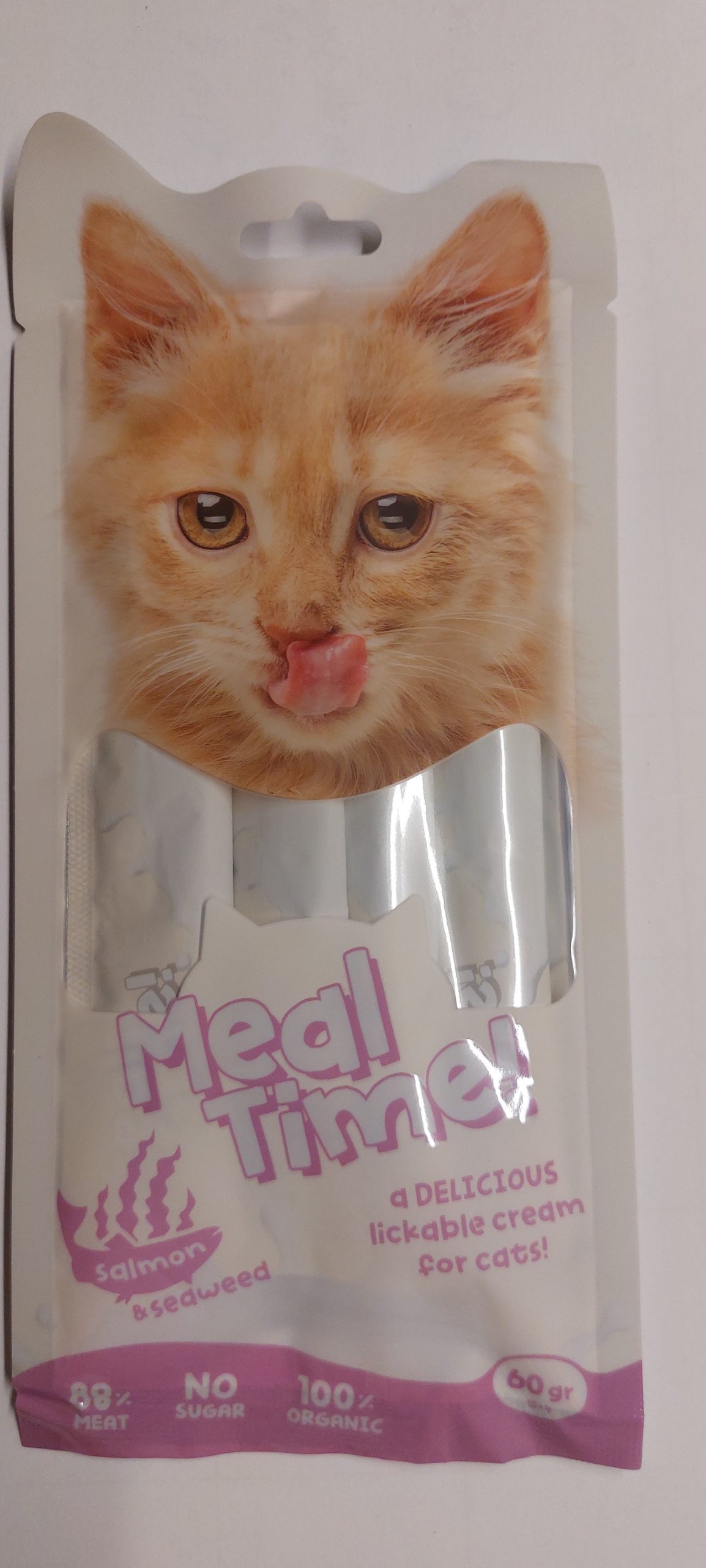 סלמון ואצות – 60 גרם חטיף חתול מיל טיים סלמון ואצות – 60 גרם חטיף חתול מיל טיים