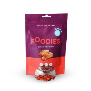 חטיף פודיס נגסי סלמון 100 גר חטיף פודיס נגסי סלמון 100 גר