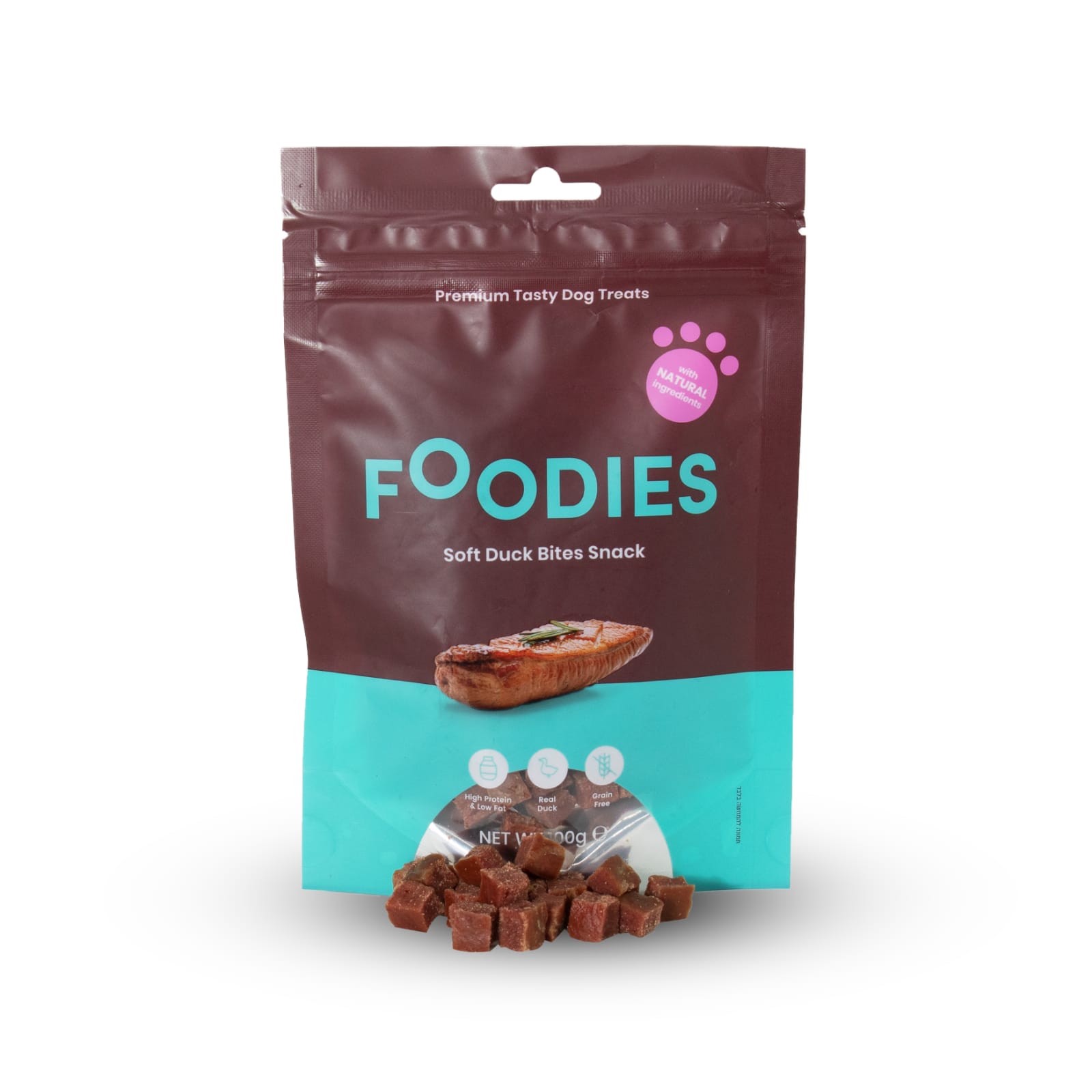 חטיף פודיס נגיסי ברווז 100 גר חטיף פודיס נגיסי ברווז 100 גר