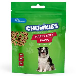 צ’אנקיז חטיף לכלב כפות רך 80 ג Chunkies צ’אנקיז חטיף לכלב כפות רך 80 ג Chunkies
