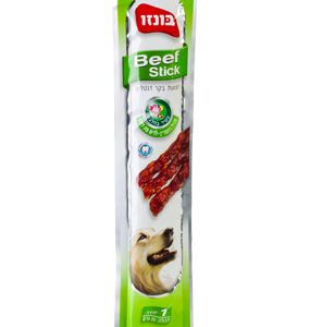 רצועות לעיסה יומיות, בטעמי עוף ובקר, לניקוי שיניים, חיזוק נשימה ולפינוק קל ונעים לכל כלב בוגר.