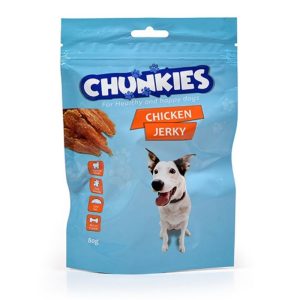 צ’אנקיז חטיף פילה עוף מיובש לכלב 80 ג Chunkies צ’אנקיז חטיף פילה עוף מיובש לכלב 80 ג Chunkies