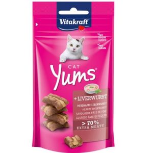 ויטה קראפט חטיפי קט יאמס נקניקיות וכבד לחתול 40 ג Vita Kraft ויטה קראפט חטיפי קט יאמס נקניקיות וכבד לחתול 40 ג Vita Kraft