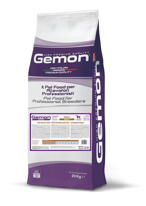 שק מזון יבש בטעם עוף ואורז לכלב בוגר מגזע ענק