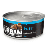 אורבן צויס מעדן פטה סרדינים עם אורז 70 ג Urban